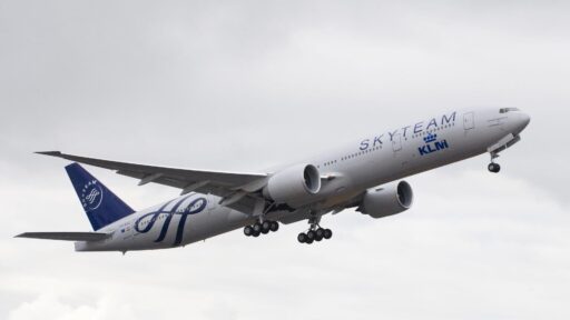 Boeing 777 van KLM in SkyTeam livery