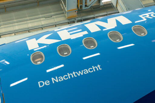 KLM Airbus A350 de Nachtwacht
